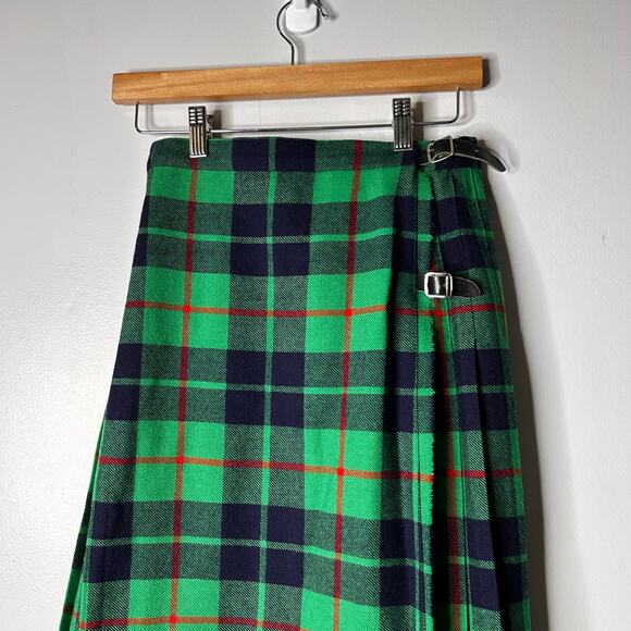 Glenisla Classics Women's 6 Wool Tartan Plaid Scottish Wrap Kilt Skirt Scottland - Picture 2 of 7